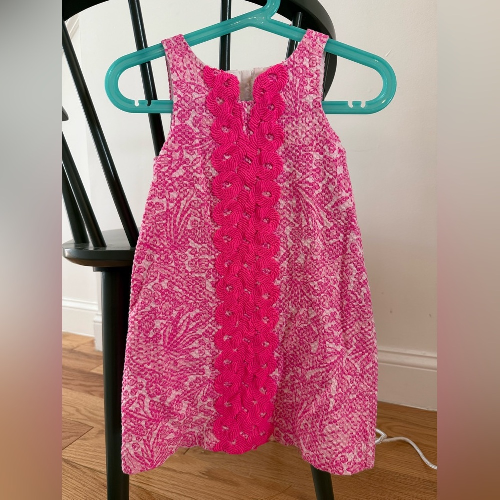 Limited Edition Lilly Pulitzer Pink Patterned Kids Dress